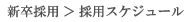 新卒採用>採用スケジュール